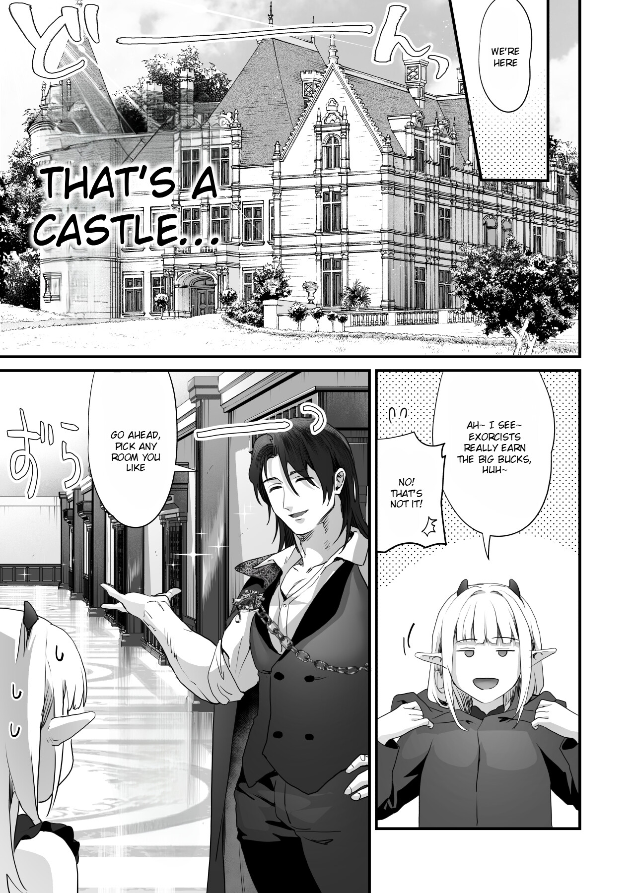 Hentai Manga Comic-A mysterious exorcist falls in love with a reincarnated succubus and risks his life-Read-36